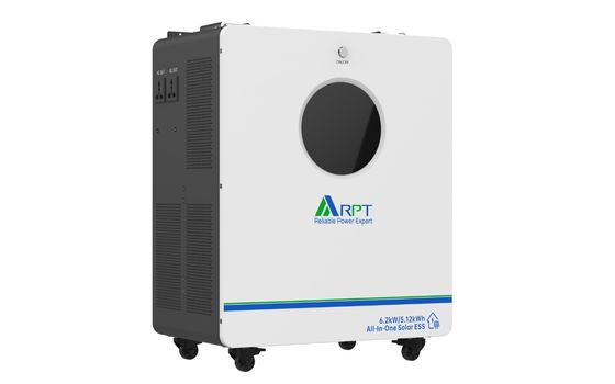 Ein guter Preis. All-in-one Lifepo4 Lithium Batterie Solar ESS 5KWH mit 5kw Wechselrichter Online